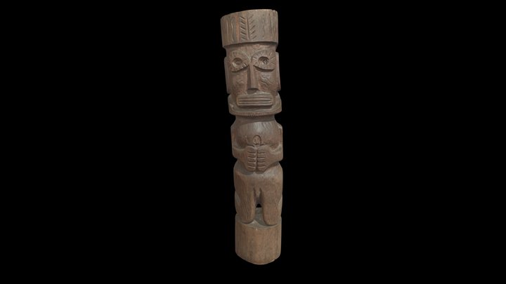 Tahitian Tiki 3D Model