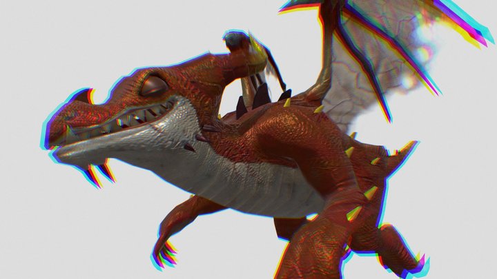 Blaze (Hungry Dragon) 3D Model