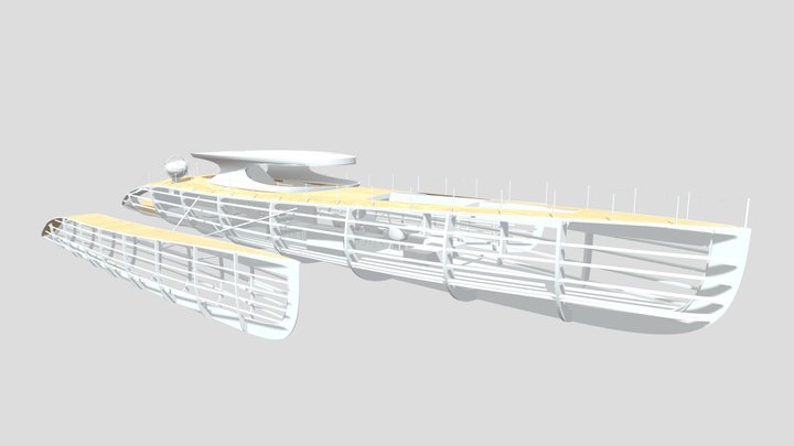 Yacht Concept 3D Model
