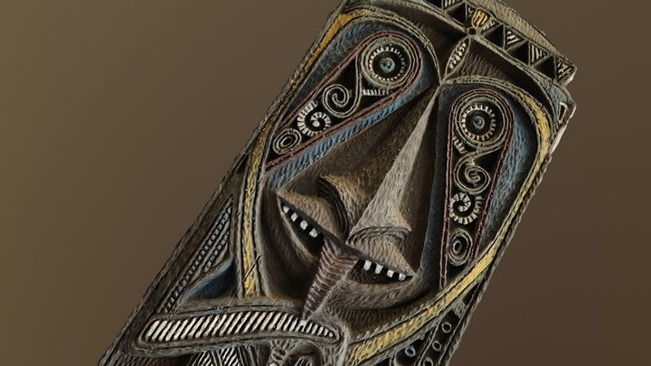 Rolly Crump's Enchanted Tiki Room Shield 3D Model