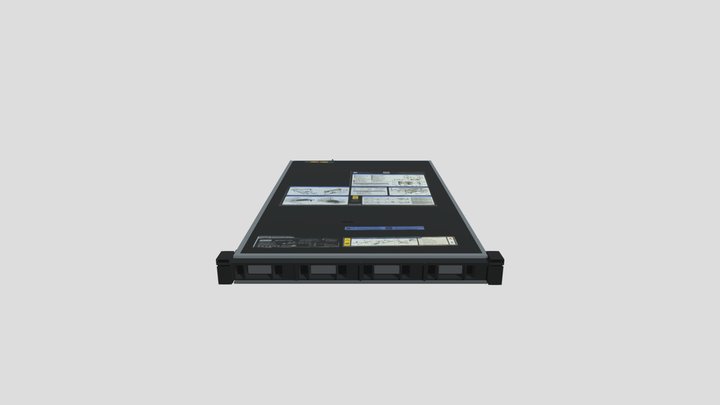 Lenovo Rack SR-250 3D Model