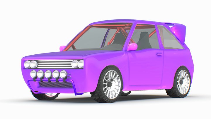 Cartoon-car 3D models - Sketchfab