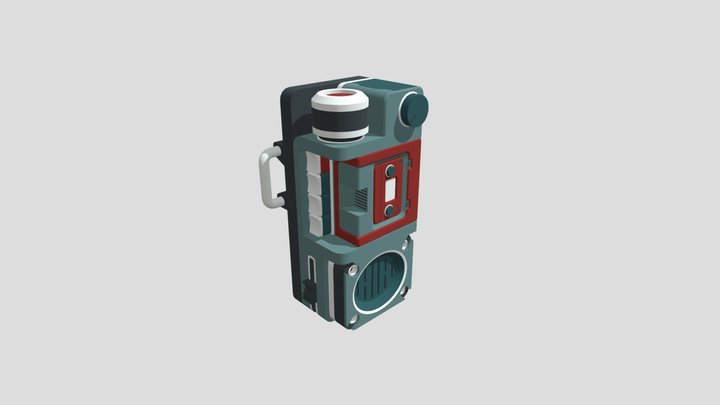 Sci-Fi Recorder 3D Model