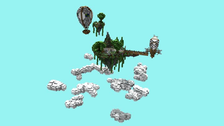 Floating Grounds Spawn 3D Model