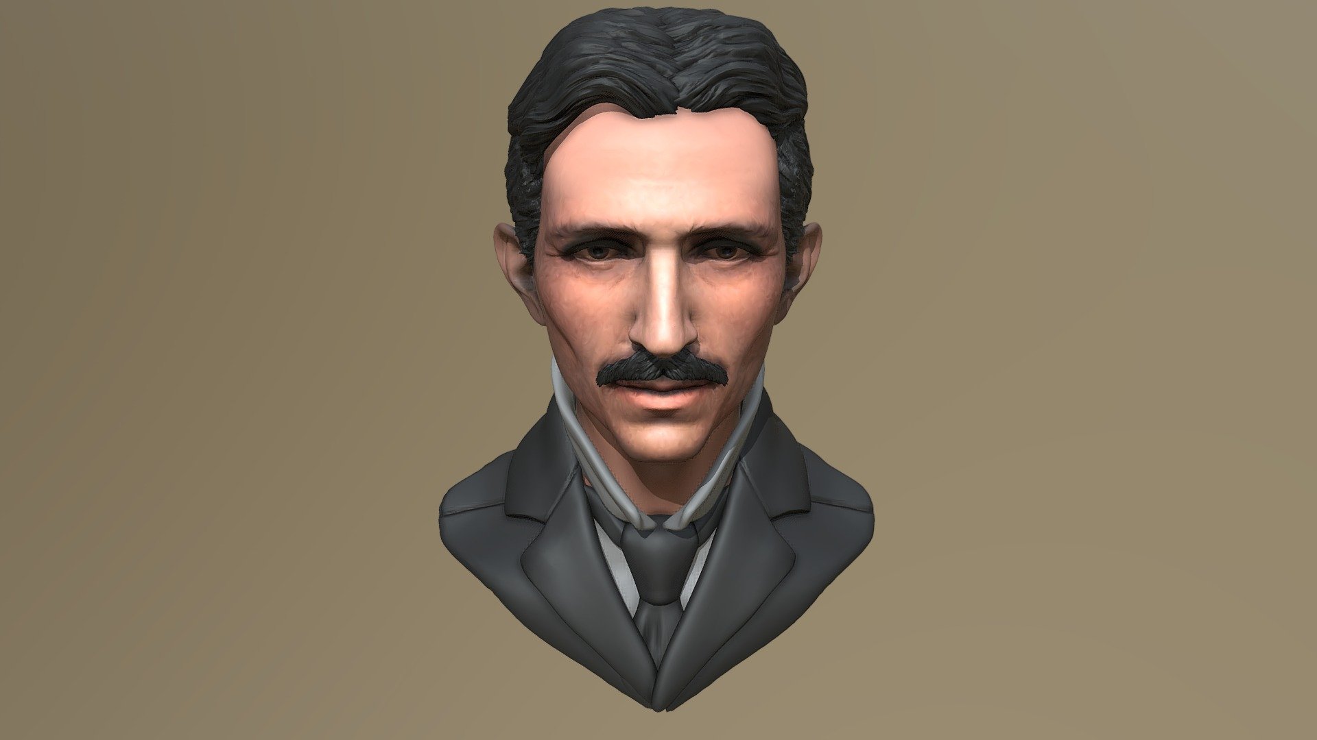 Nikola Tesla - 3D model by kostikim (@kostikim) [8b8f81c]