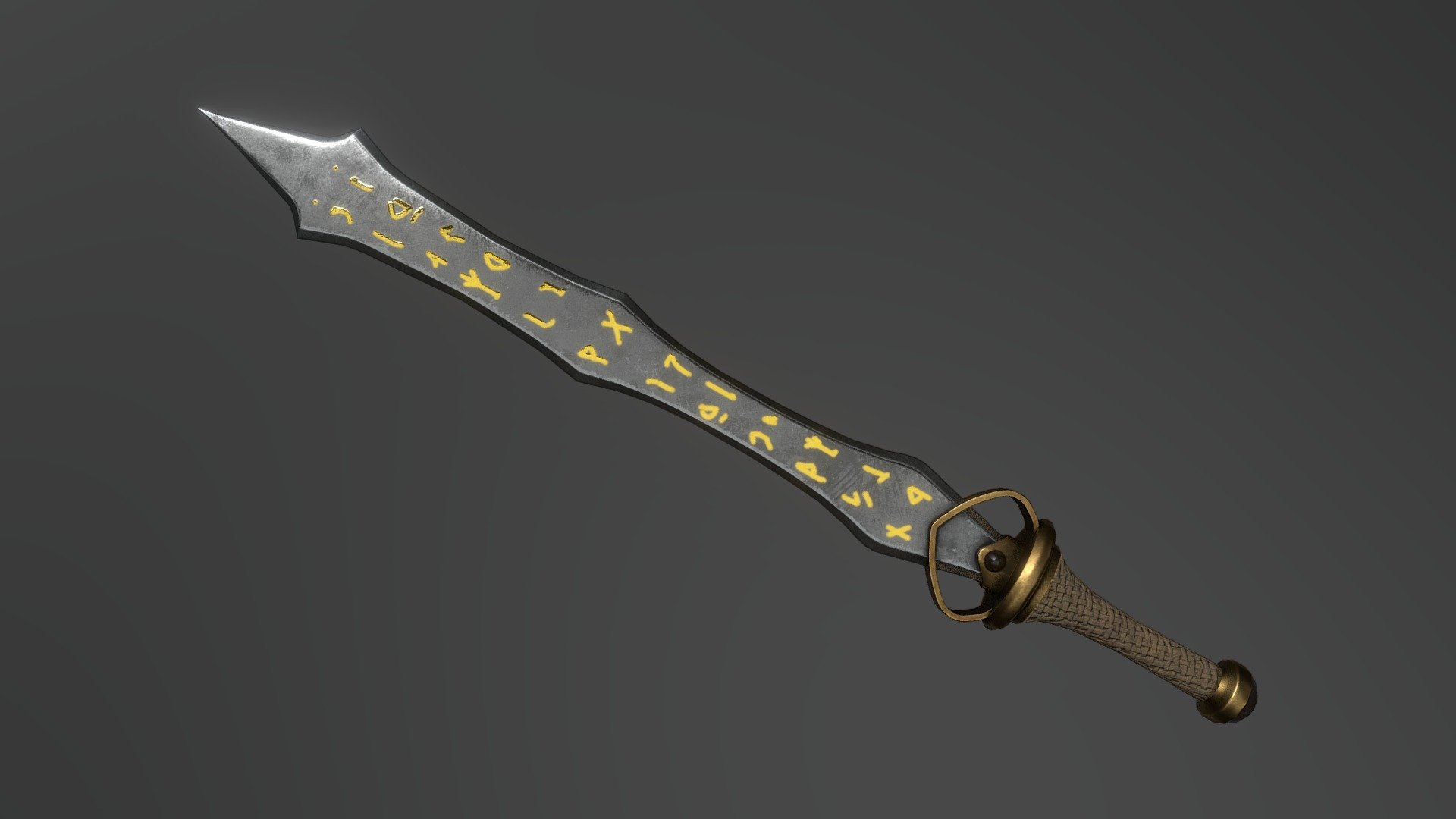 low poly maric's Blade