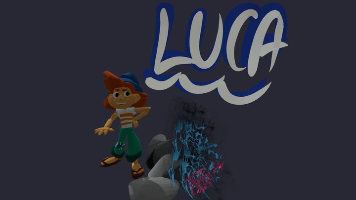 luca fan art 3D Model