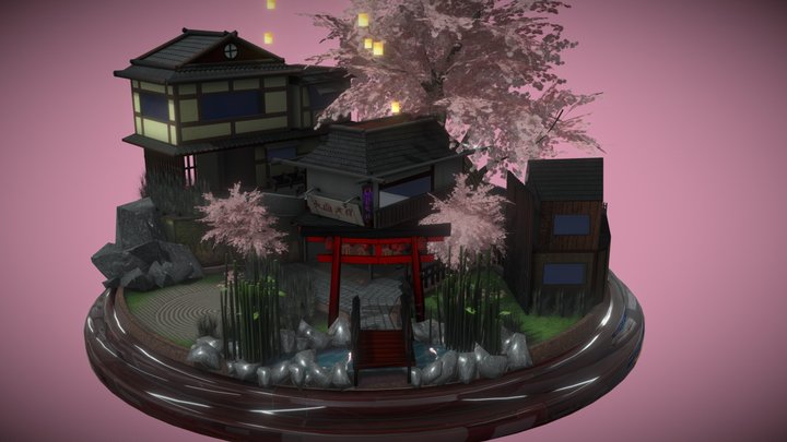 1DAE12_Bouchier_Amber_CityScene 3D Model