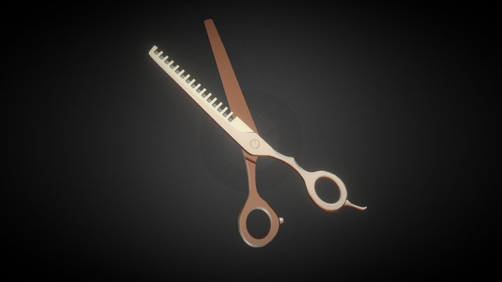 Barber's scissors 3D Model