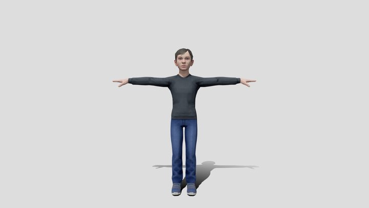 Andrew schoolboy runaway 3D Model