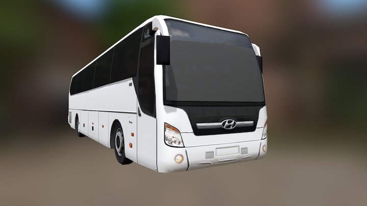 Hyundai Universe 3D Model