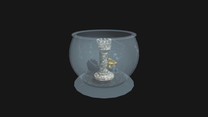 Fish Bowl 3D Model