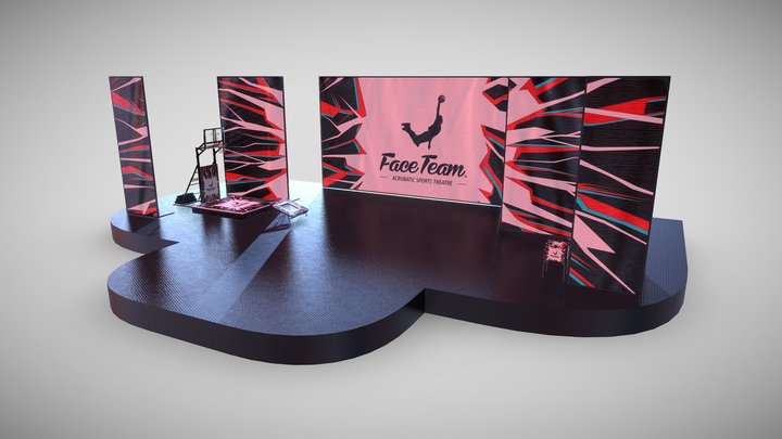 Face Team Theater #1 3D Model