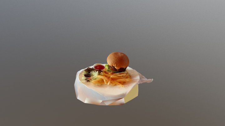 Hamburger 3D Model