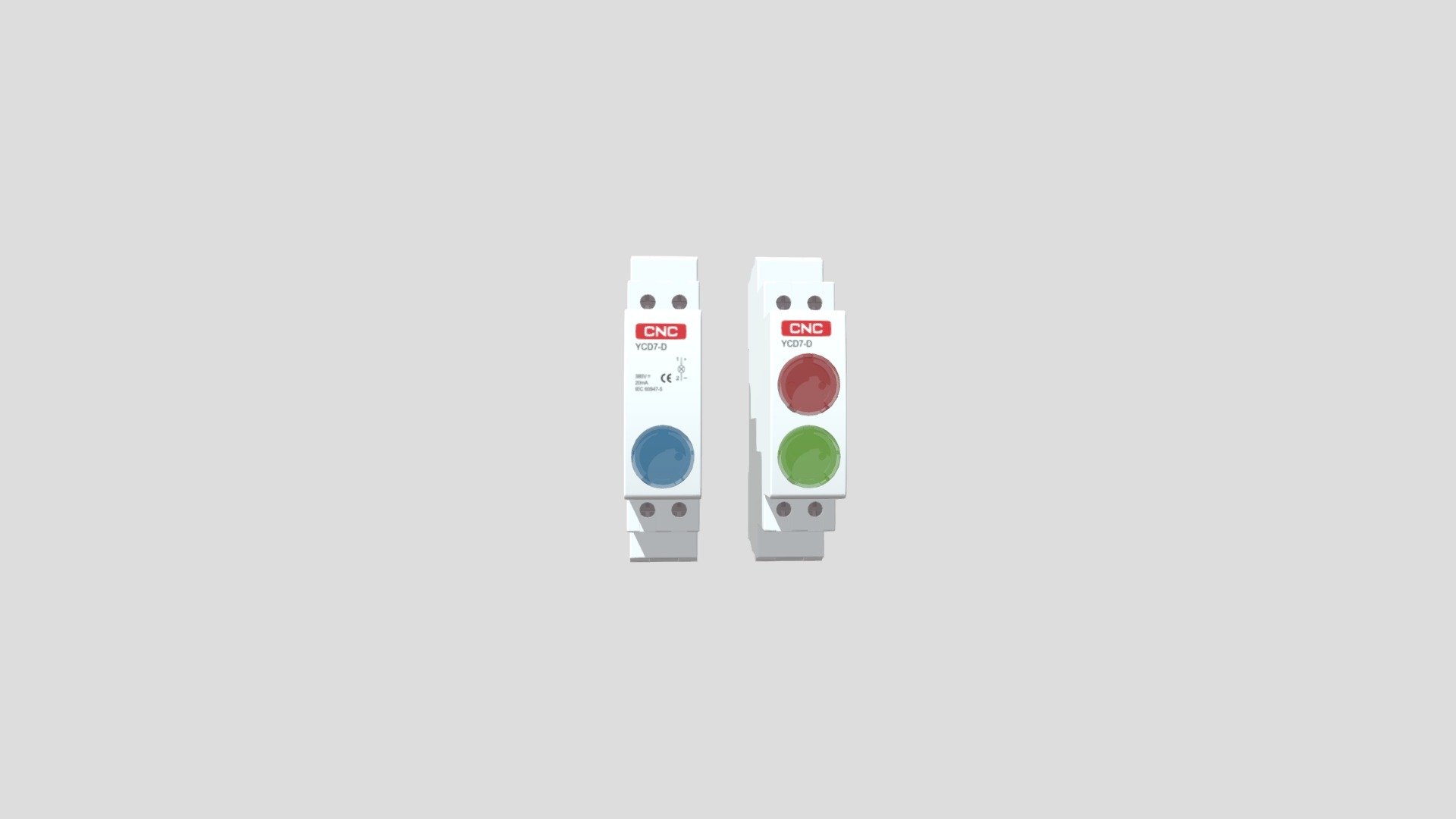 YCD7 Series Signal/Control Rail Module - Download Free 3D model by ...
