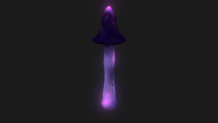 Glowing Mushi 3D Model