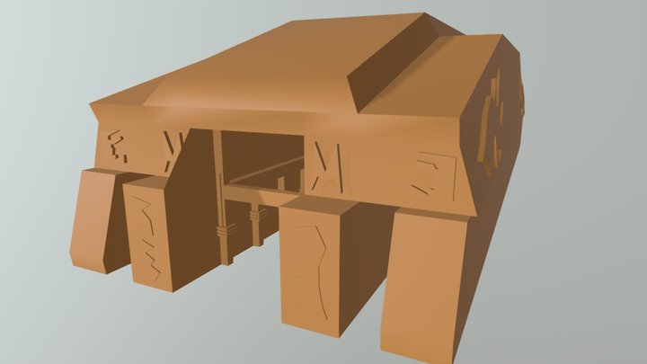 Mayan Temple 3D Model