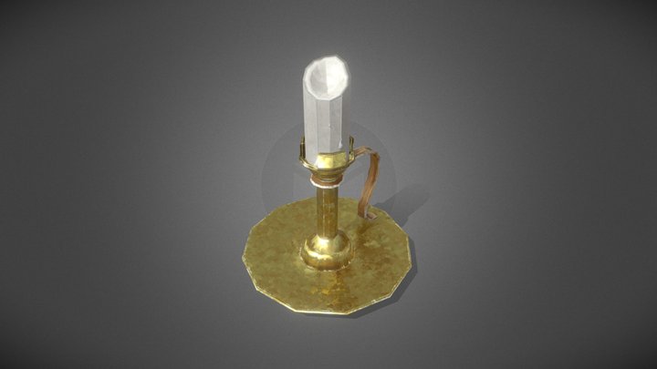 Candle 3D Model