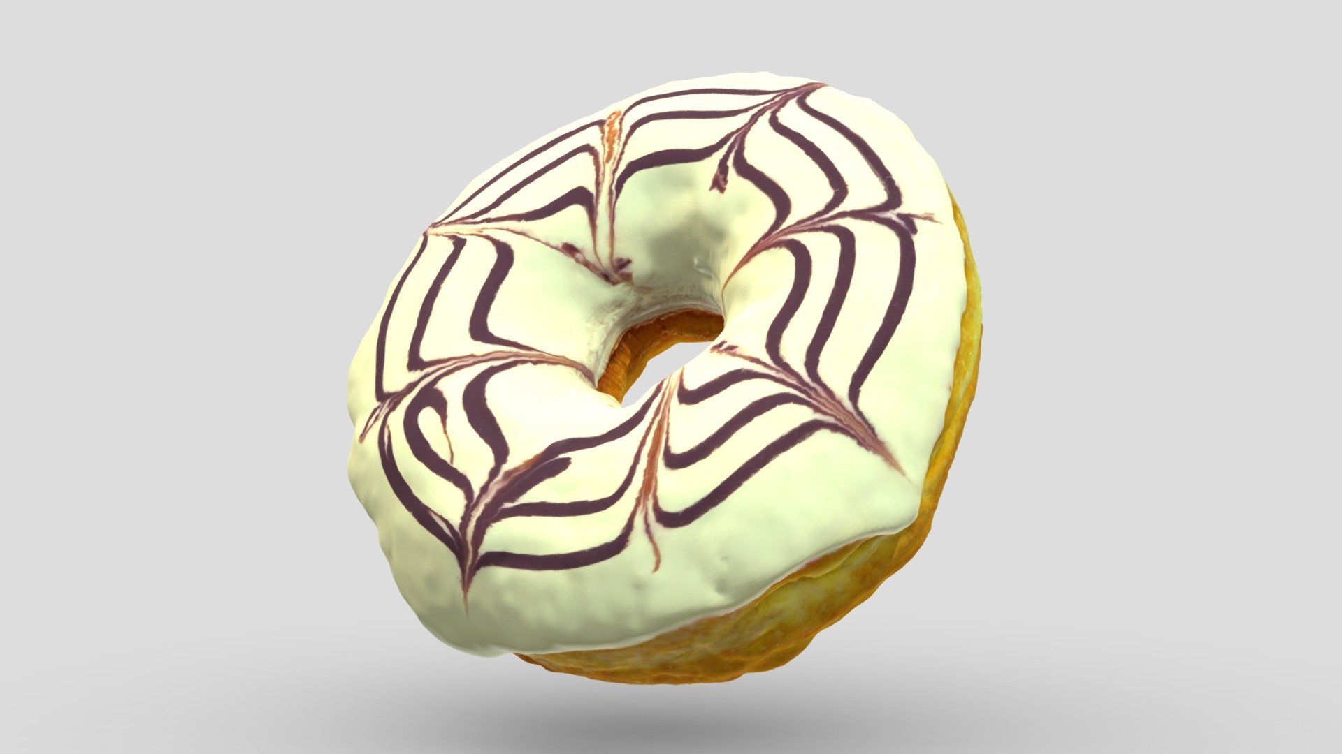 White Chocolate Donut 3DScan