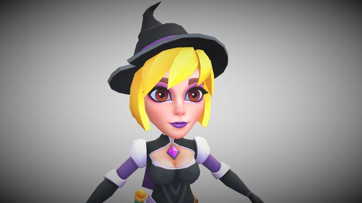 Witch_low 3D Model