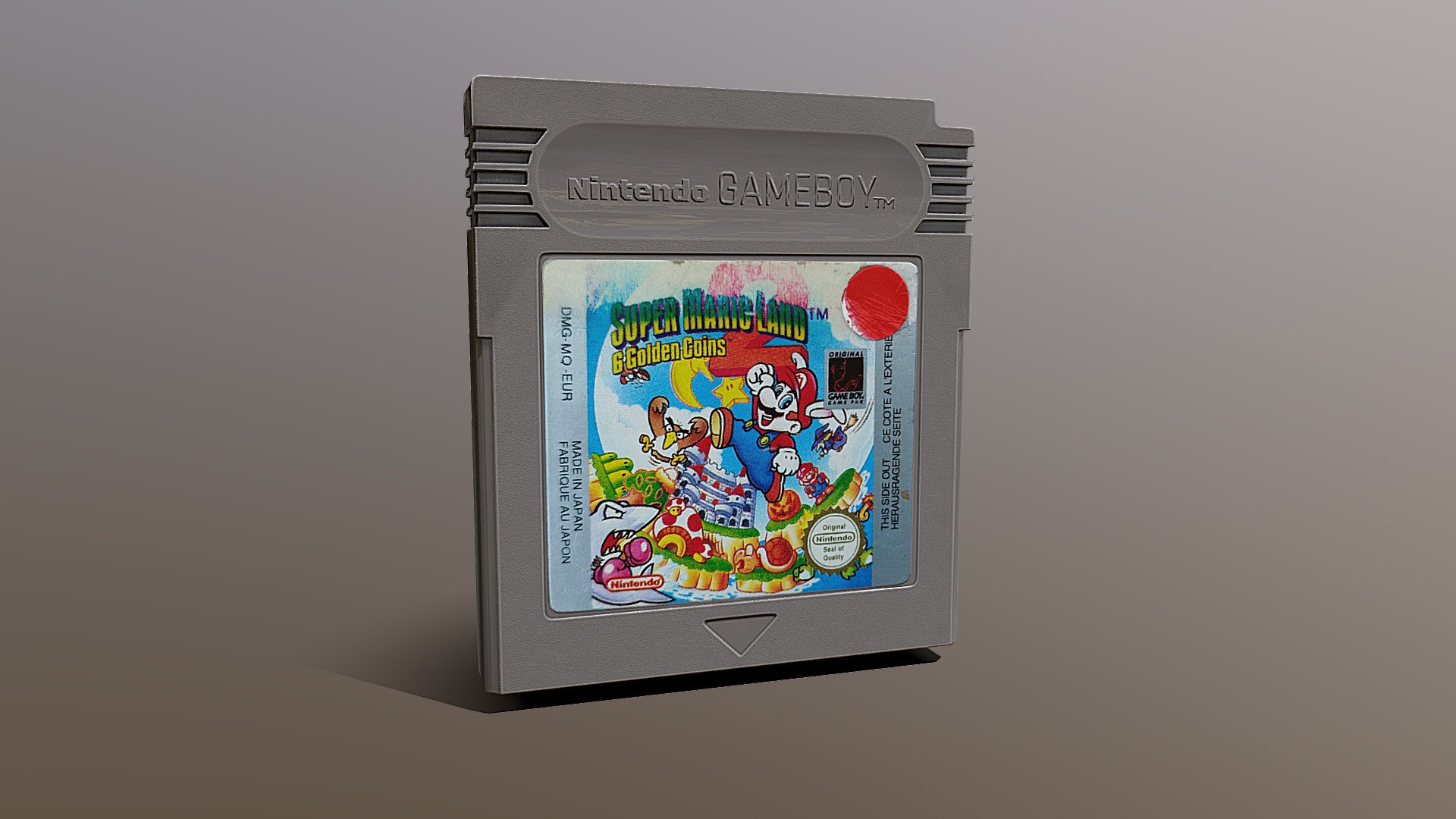 Gameboy Cartridge lowpoly