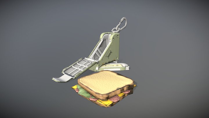 Military Sandwitch Holder 3D Model