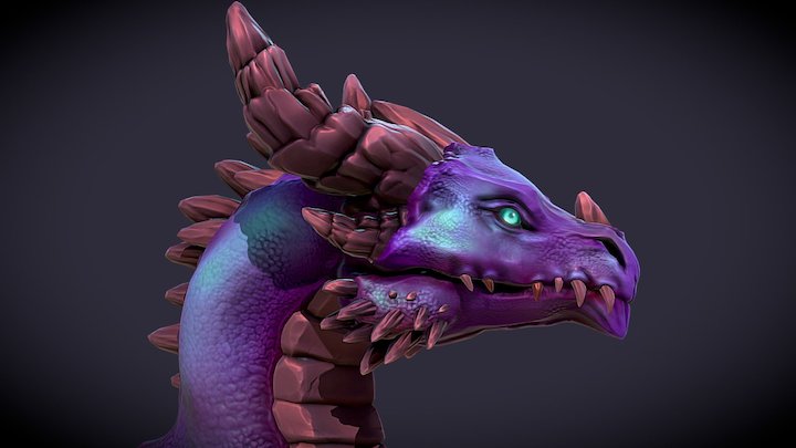Dragon Bust Remake (sculpture) 3D Model