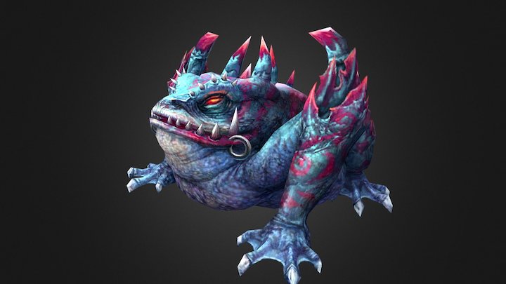 frog creature 3D Model