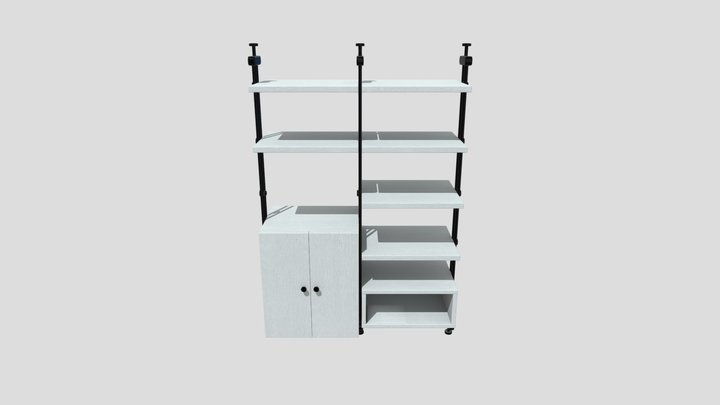 Storage rack 3D Model