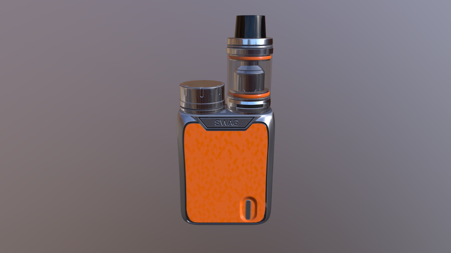 3D model Vaporesso Swag 80 Вт - This is a 3D model of the Vaporesso Swag 80 Вт. The 3D model is about a close-up of a bottle.