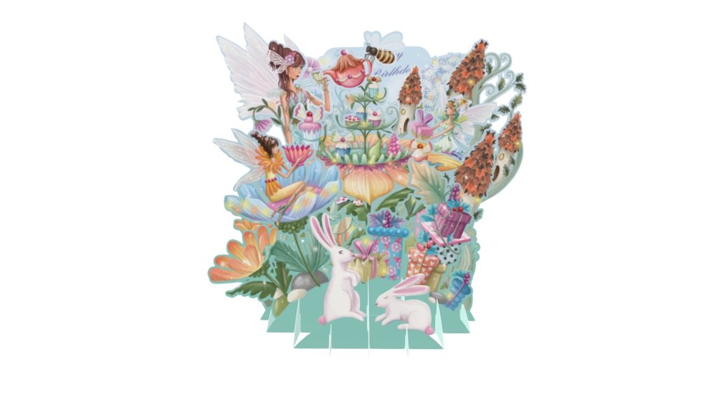 TOTW Fairy Tea Party — Sketchfab embed 3D viewer