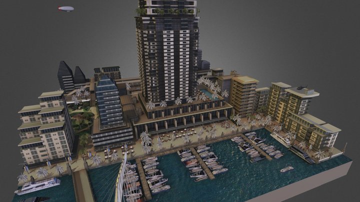 Dubai Exterior 3D Model