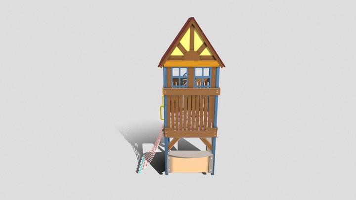 Ball Play Tower 3D Model