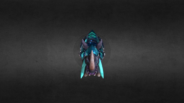 Cyber Rhino 3D Model