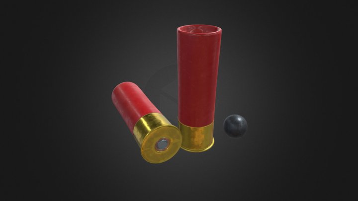 SHOTGUN BULLET 3D Model