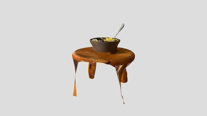 Oatmeal 3D Model