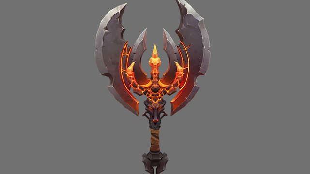 Demon Axe 3D Model