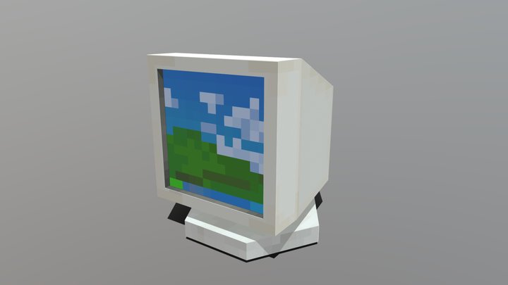 old computer monitor 3D Model