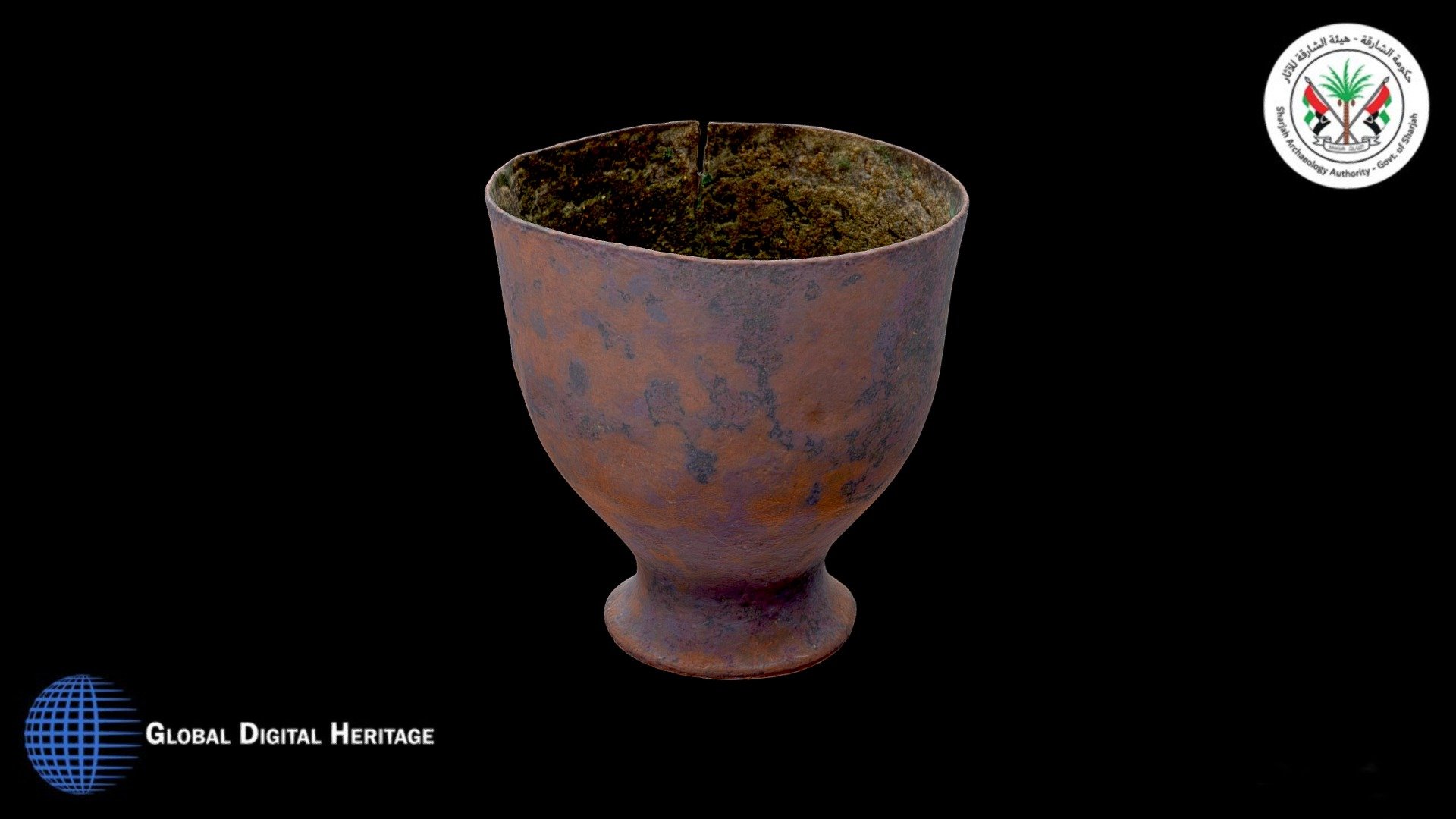 Bronze Cup, Jebel al-Buhais, Sharjah, UAE - Download Free 3D model by ...