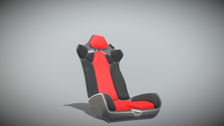 Race car driver seat 3D Model