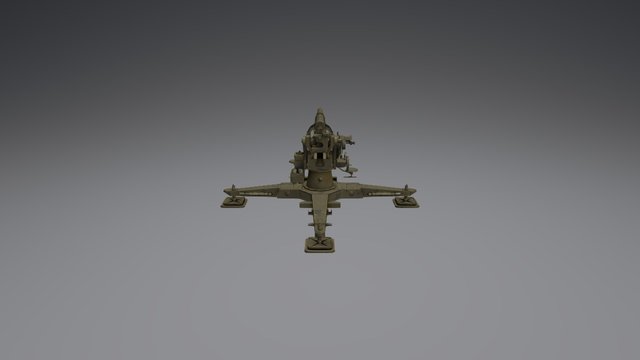 Flak18 88mm 3D Model
