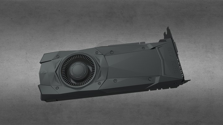 GTX 1080 3D Model