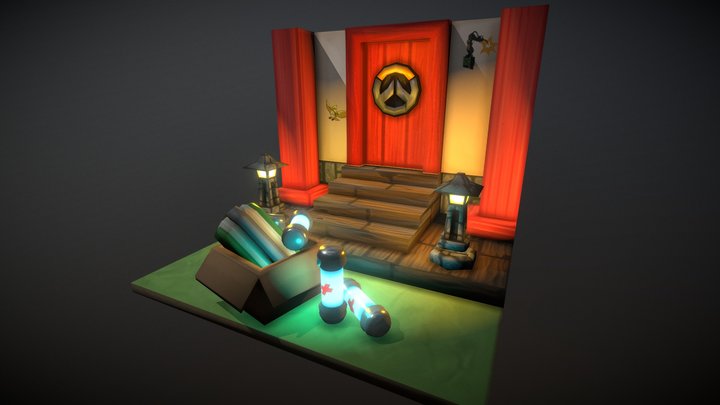 Overwatch elements 3D Model