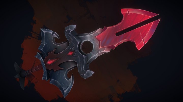 DAE WeaponCraft - Crimson Claymore 3D Model
