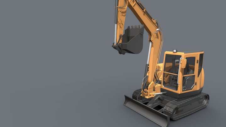 Excavator2 3D Model