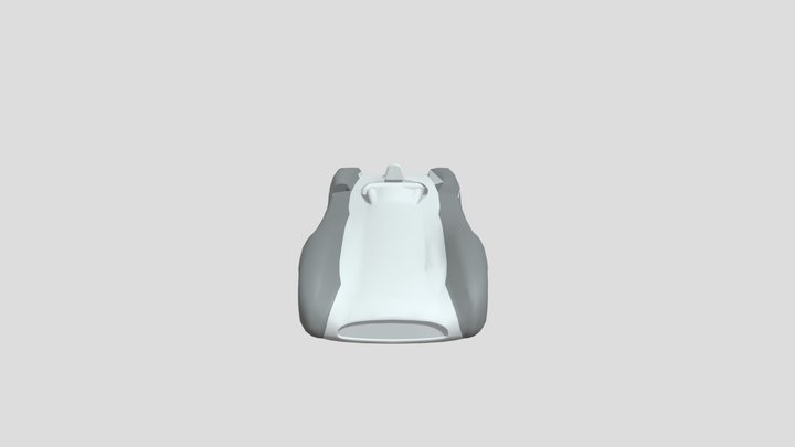Mercedes 300SLR lowpoly for 3D-printing
