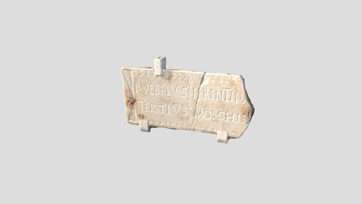 Tabellina di Colombari (Roma) n.25 3D Model