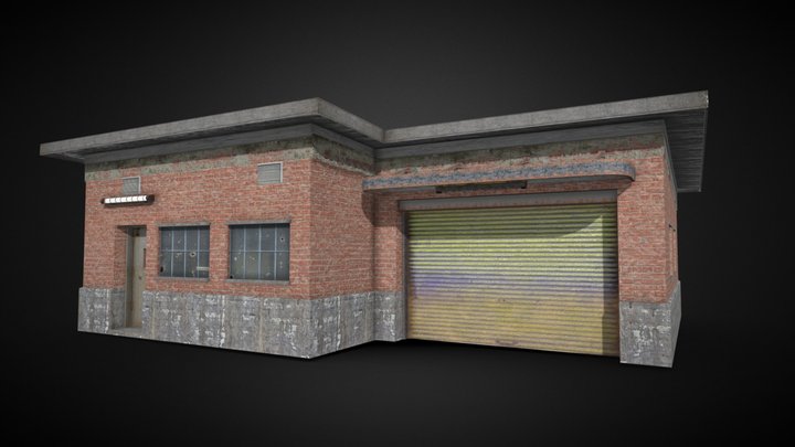 Urban Garage 3D Model