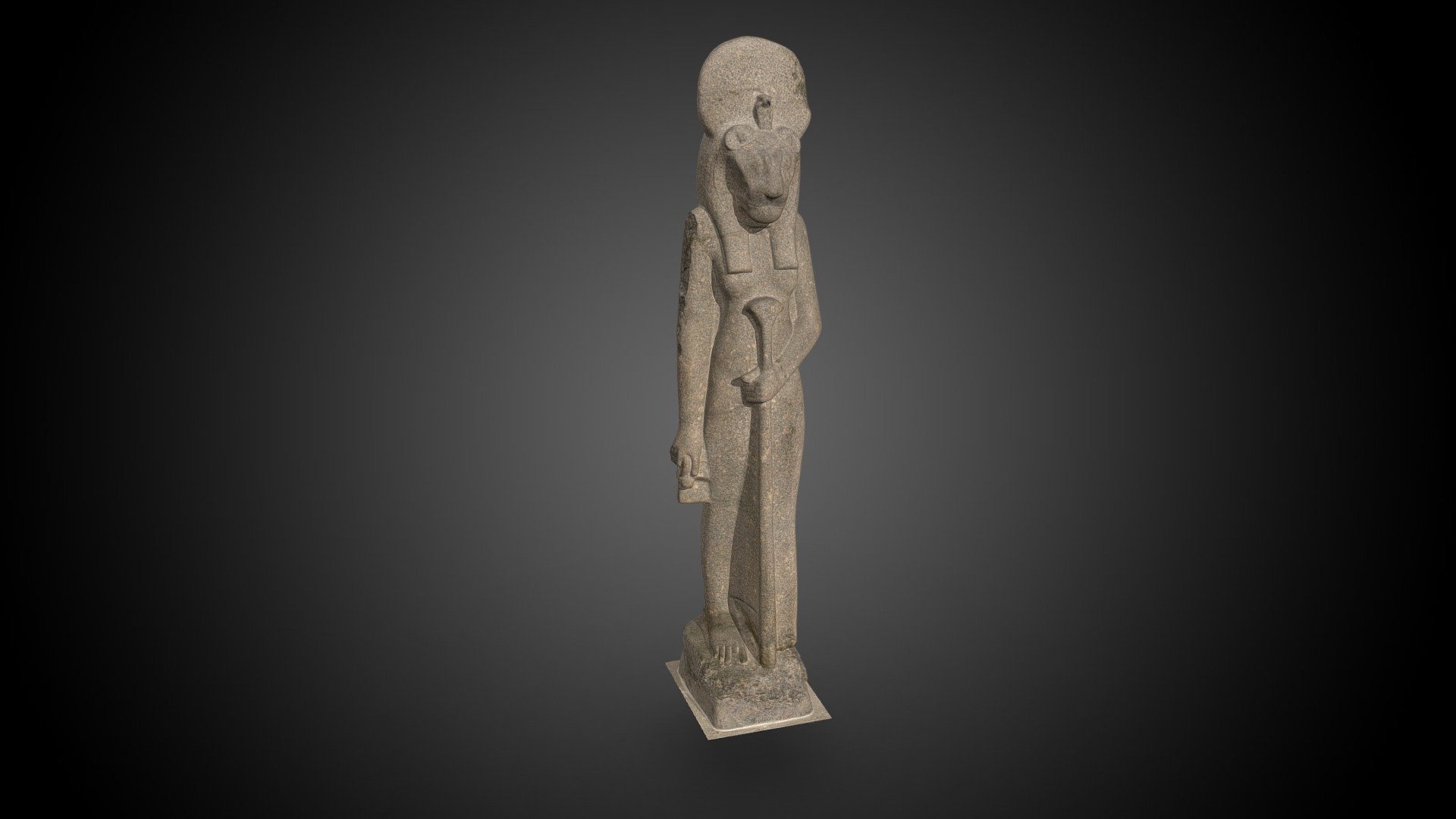 Statue of the Goddess Sekhmet - 3D model by Museo Egizio (@Museoegizio ...