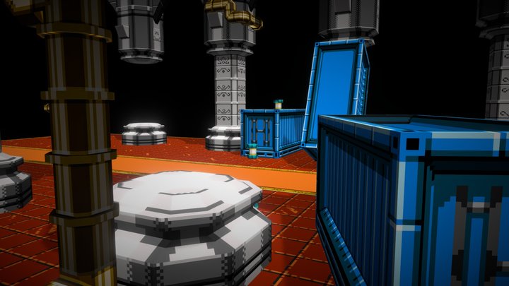 NES Abandoned Castle 3D Model